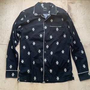 Todd Snyder Black and White Casual Button Down Shirt